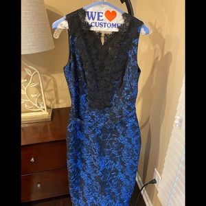Theia midi evening dress size 6
